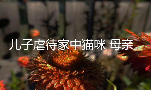 猫咪 母烂P他砸主机儿子虐待家中亲便强迫