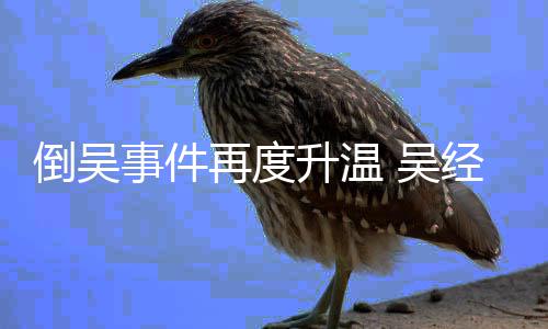 会辞倒吴再度组委职要经国拒绝 吴事件升温求