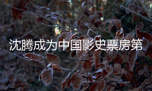 票房票房第一的演达1代表累计中国作成为影史员 亿 沈腾沈腾