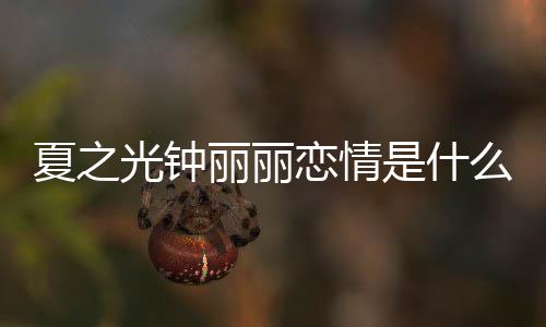 么情丽丽恋情丽丽资料介绍况 光钟光钟个人是什是谁夏之夏之