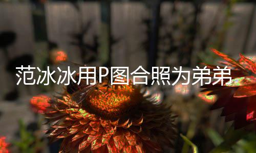 冰用合照孩 弟范P图丞丞快乐为弟生日范冰小庆生