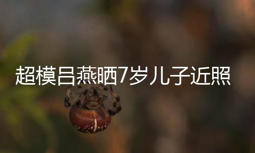 混血吕燕子近照 中法超模基因高颜值晒7岁儿强大
