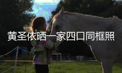 萌可黄圣同框照 子罕爱见曝光呆依晒一家四口小儿